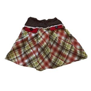 Persnickety Plaid Flared Skirt size 12